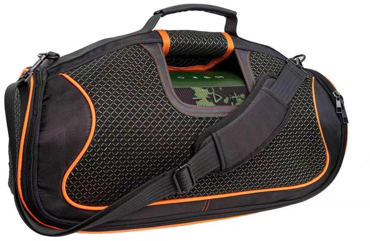 Dailygoods - Draagtas voor JBL Boombox 4 met Extra Tas voor Accessoires
