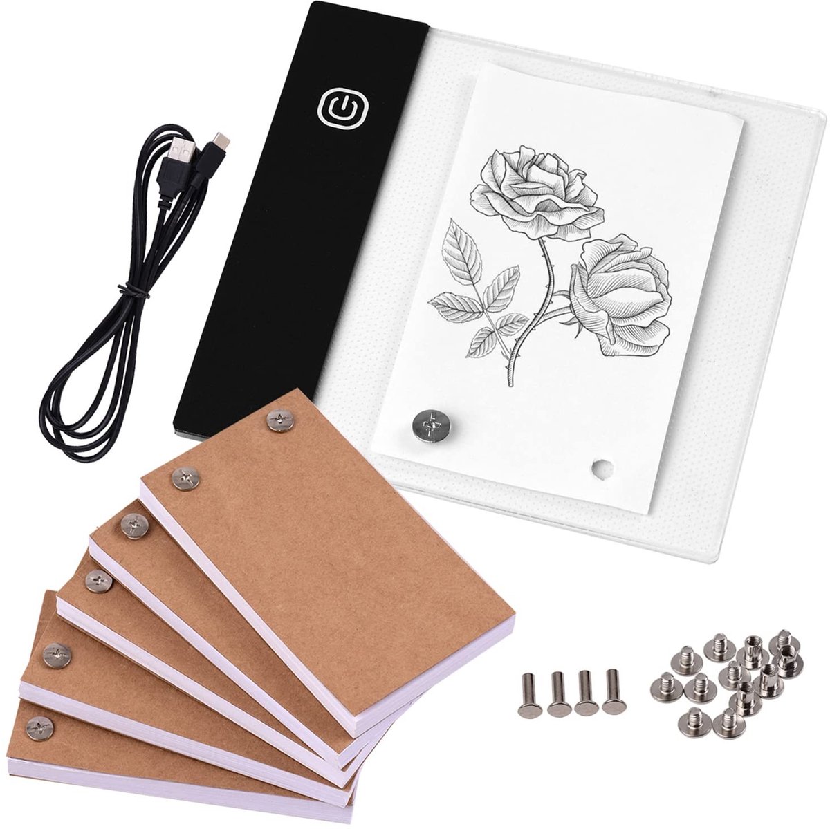 Dailygoods - Light Pad met 5 Flipbooks voor Dynamische Animatie