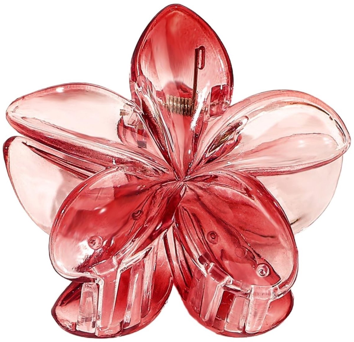 Dailygoods - Bloemen Haarspeld voor Dames in Rood