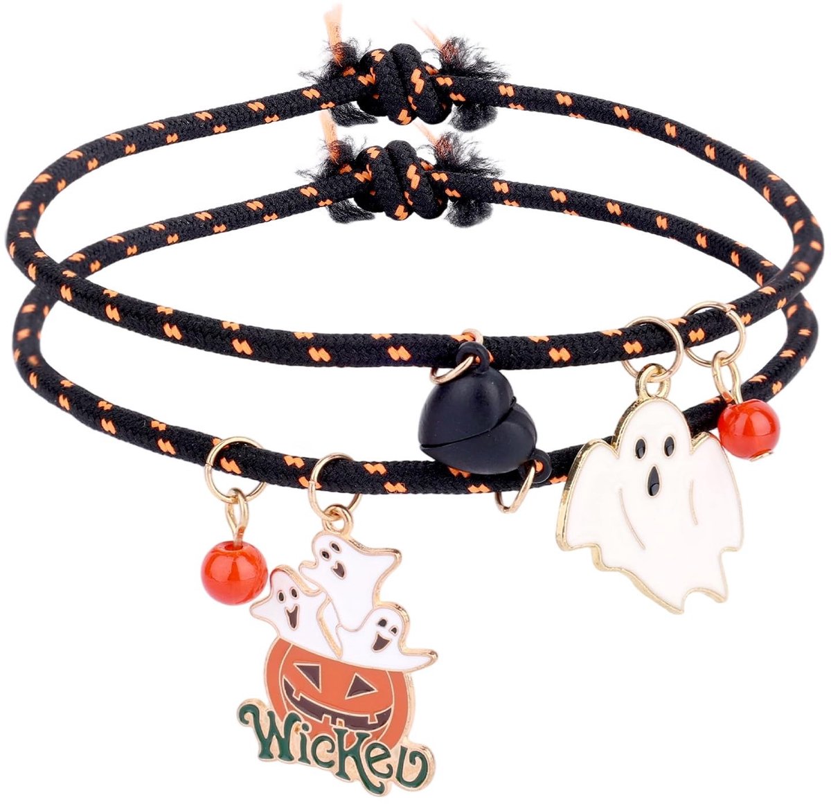 Dailygoods - 2 Vriendschapsarmbanden met Magneten