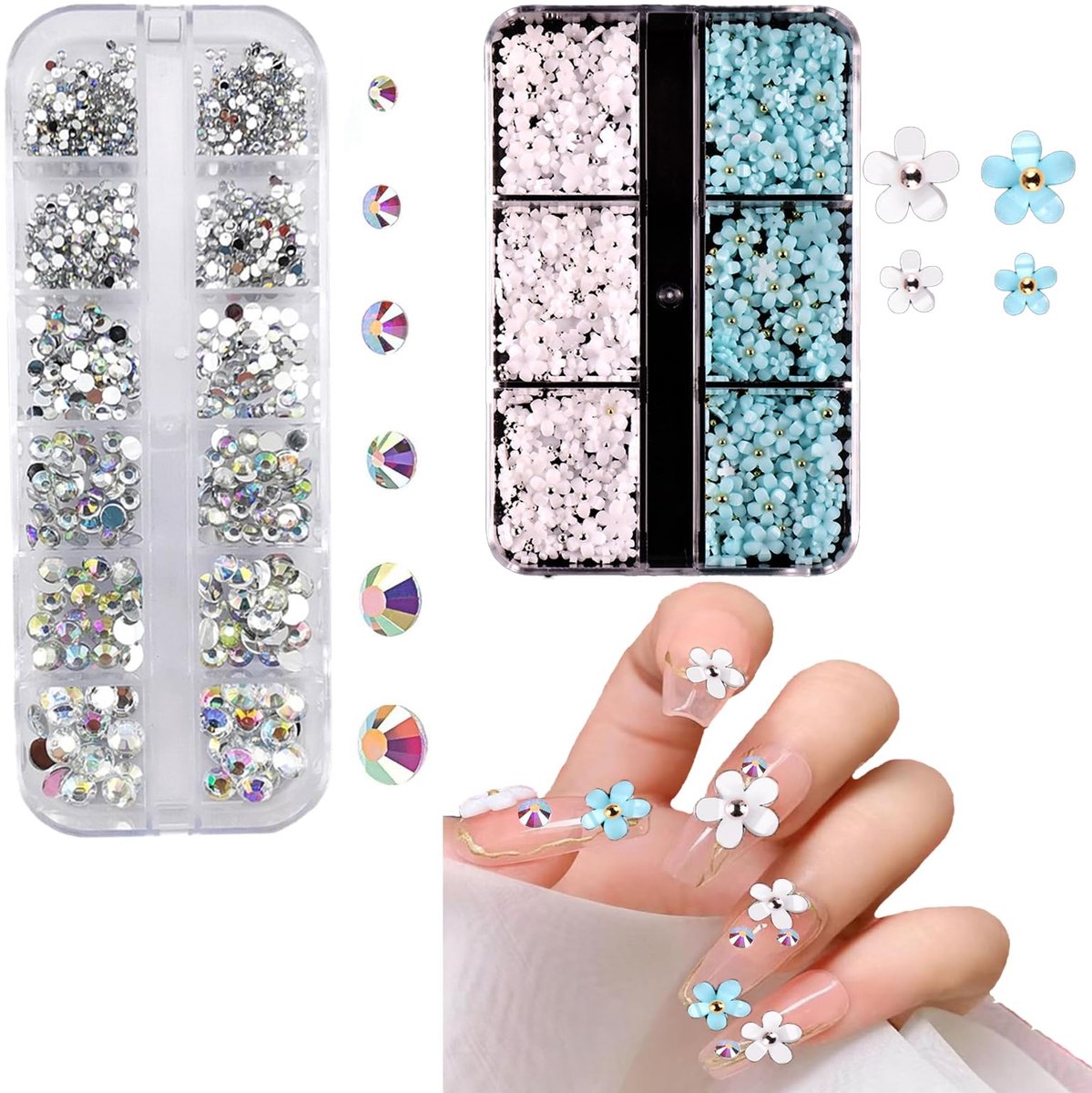 Dailygoods - Nagelkunst Strassteentjes in Diverse Maten