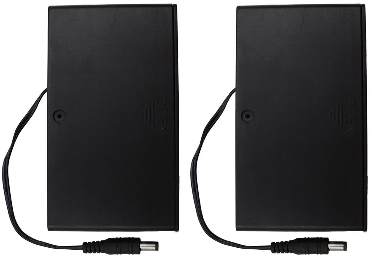 Dailygoods - 2 Stuks 12V AA Batterijhouder met Schakelaar voor Thuisgebruik