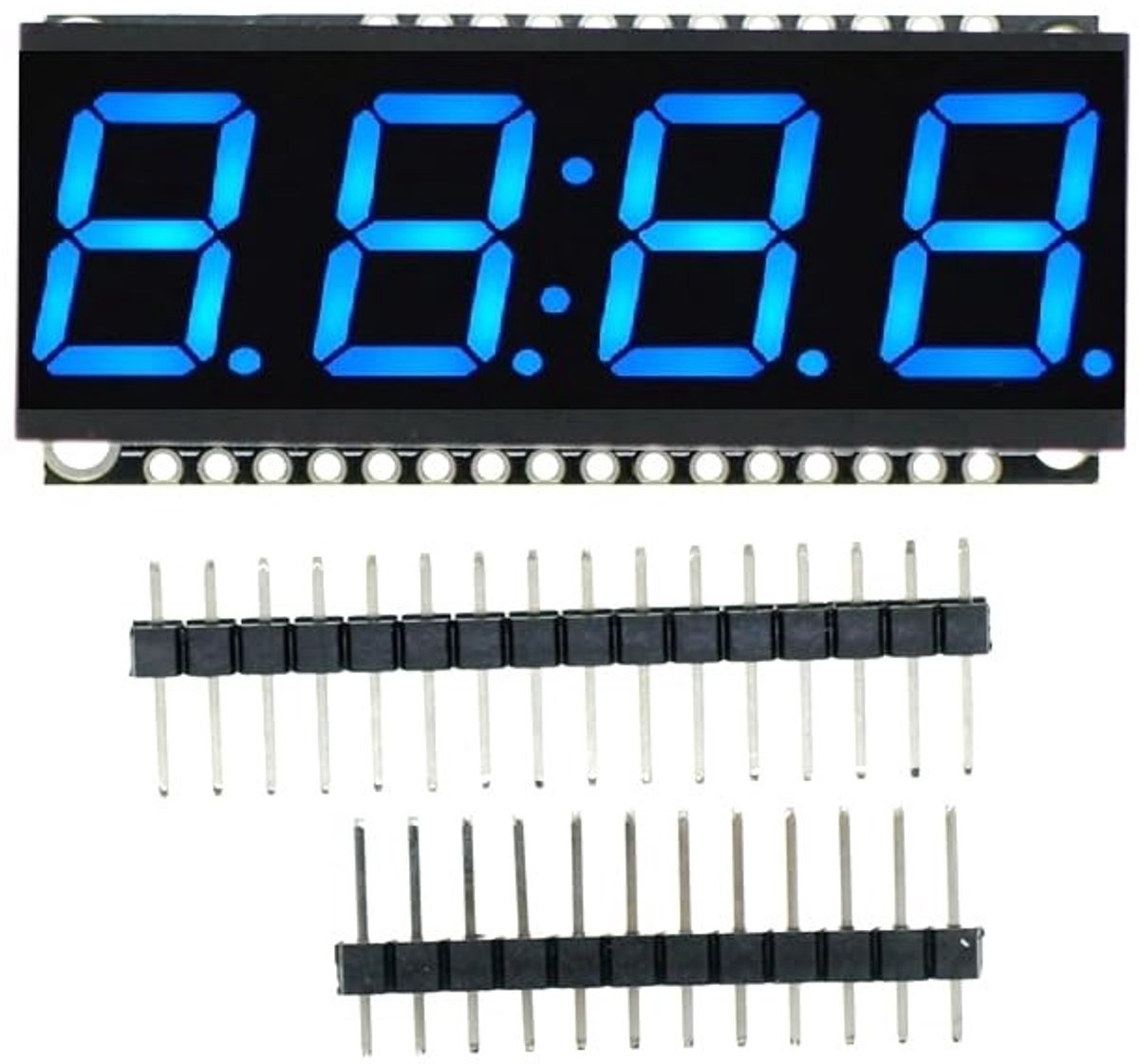 Dailygoods - Digitale LED Display Module met 4 Cijfers en Dubbele Punten
