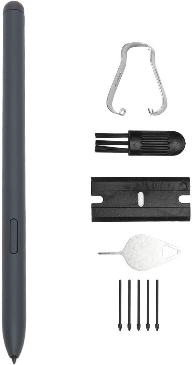 Dailygoods - Stylus Pen voor Tab S6 Lite met Vervangbare Tips en Accessoires