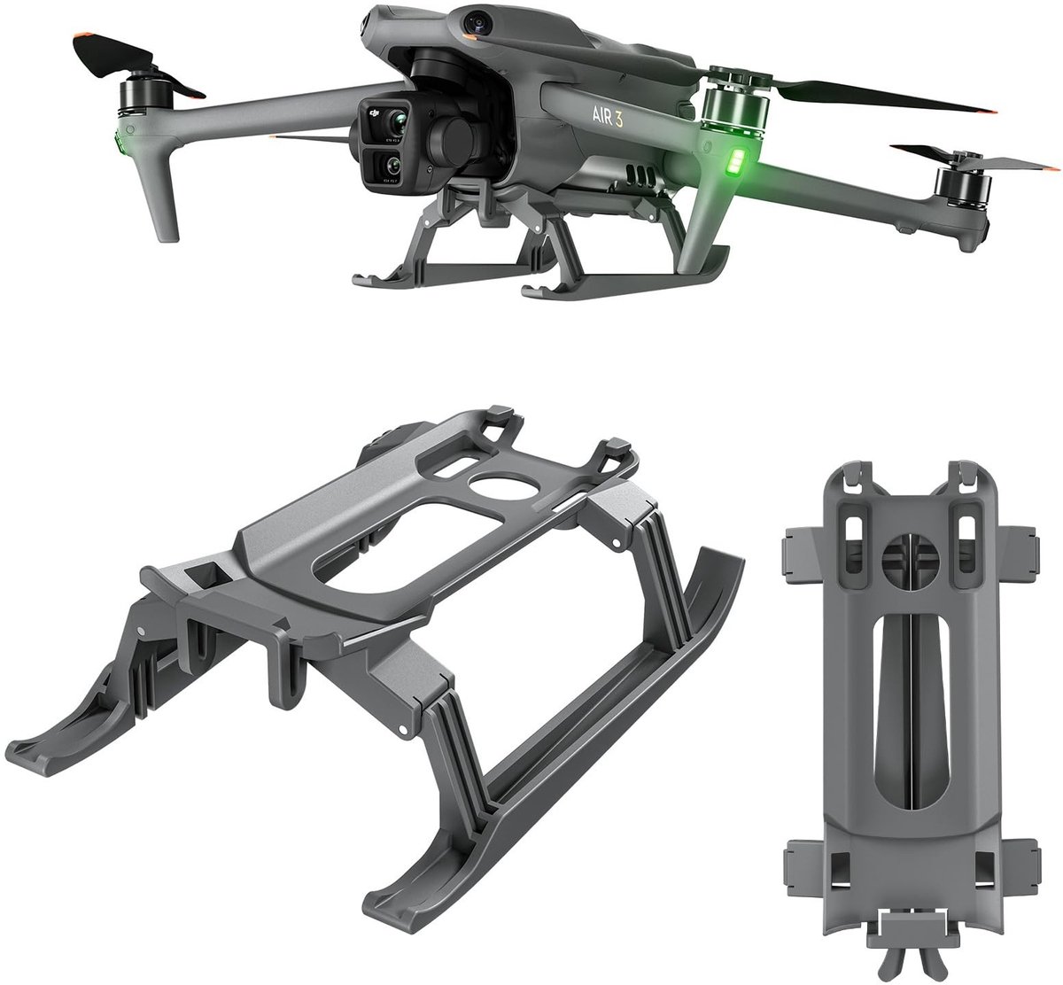 Dailygoods - Opvouwbaar Landingsgestel voor DJI Air 3 Drone