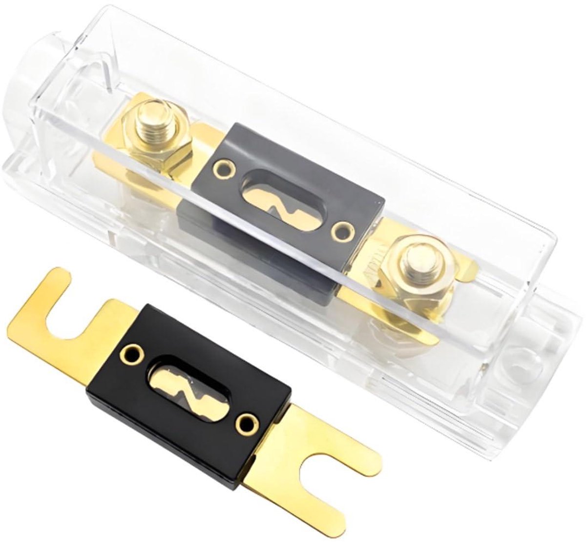 Zekeringhouder - Audio Bescherming - Circuit Beveiliging - Vergulde Aansluitingen - 0/2/4 AWG