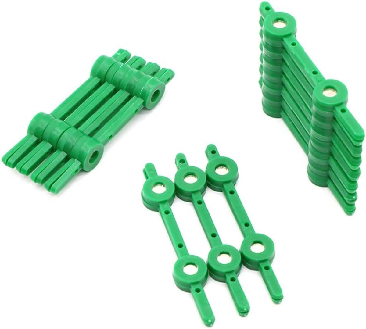 Bloemen Spelden - Bloem Decoratie - Bruiloft Accessoires - Dubbele Magneet Bevestiging - 8 cm Lengte - Groen