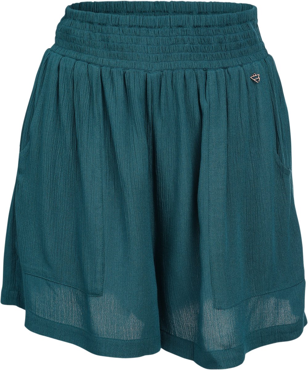 Brunotti Essia Korte Broek Mediterranea 100% Viscose Korte Broek Dames Loose Fit S Mediterranean