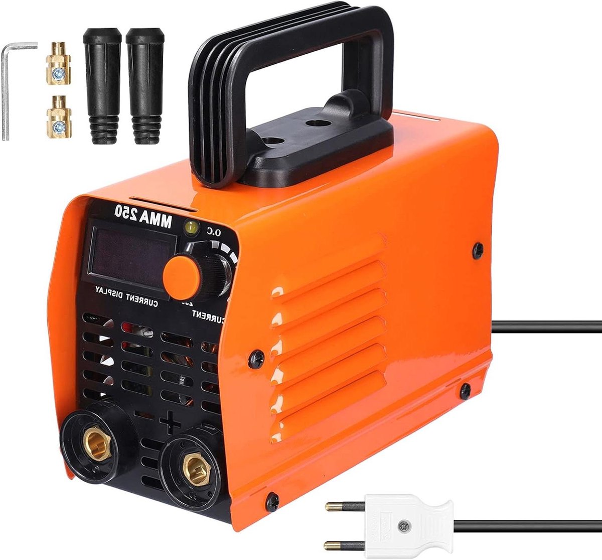 Elektrische Lasmachine - Metaal Lasapparaat - Thuis Lassen - Compact Draagbaar Ontwerp - 250 Ampere - Oranje