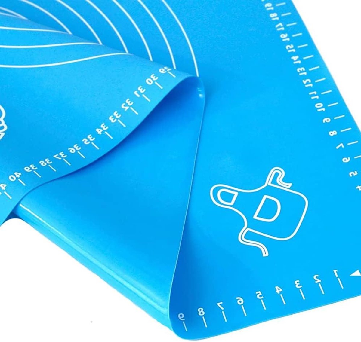 Siliconen bakmat - Deegroller mat - Bakken en rollen - Antislip antikleeflaag - 45 x 64 cm