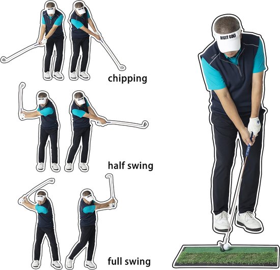 Golf Swing Trainer - Golf Trainingshulp - Golfkracht Verbeteren - Flexibele As - 95 cm van GOLF — afbeelding 3