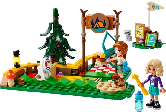 Terrain de tir à l'arc du camp d'aventure LEGO Friends 42622
