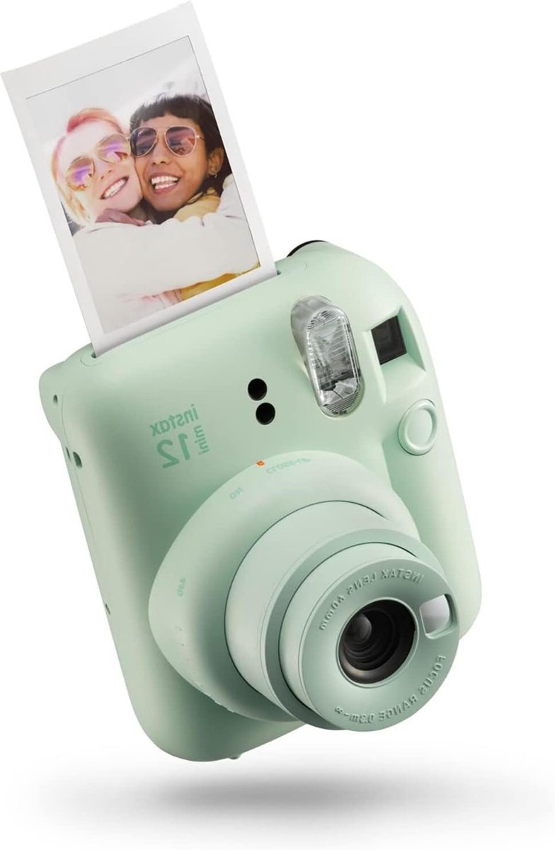 Instant Camera - Direct Fotoapparaat - Direct Foto's Maken - Automatische Belichting - 8 x 11 x 13 cm - Mintgroen