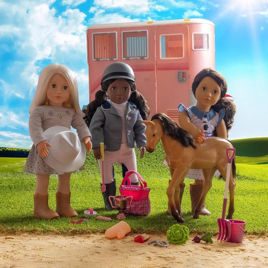 Modepop Abigale - Mode pop - Kinderen spelen - Bewegende ogen - 46 cm - Meerkleurig — afbeelding 2