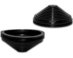 Flyshop 3-15/16 "100mm Binnendiameter 4-21/64" 110mm Boor Gat, Synthetische Rubber Grommets Firewall Gat Plug Wire Protection, Toren-Vorige, 4 STKS