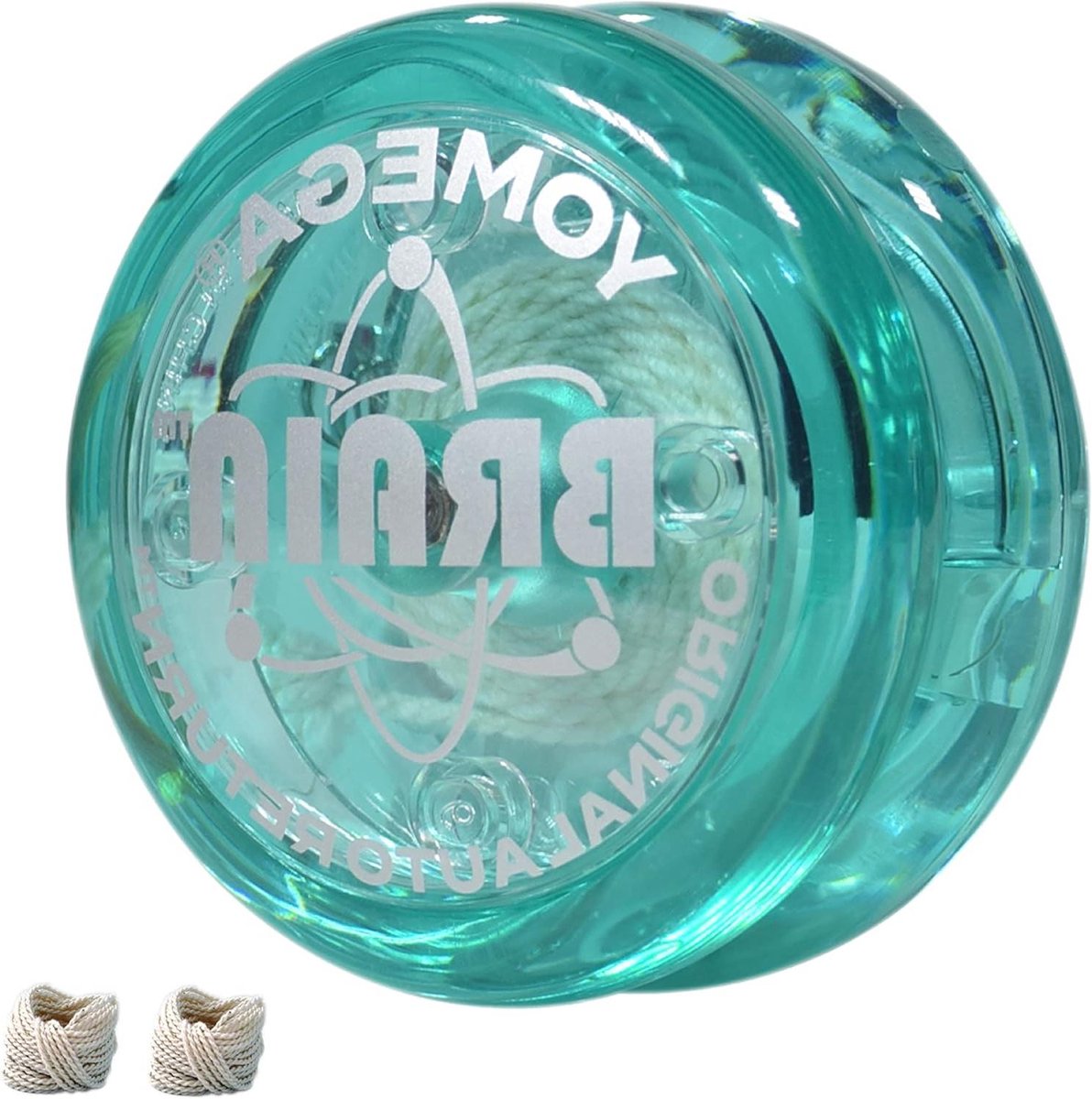 Klassieke Jojo - Automatische Jojo - Beginners Leren - Zelf Terugkerend Systeem - 5.87 cm - Blauwgroen