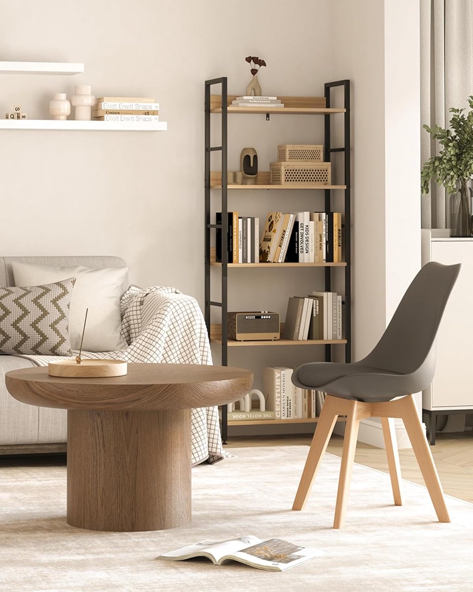 Eetkamerstoelen Set van 4 – Ergonomisch – 42x48x82 cm – Industrohome