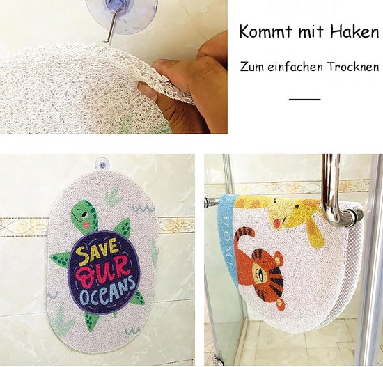 L-Vormige Badmat | Antislip Snel Drogende Loper