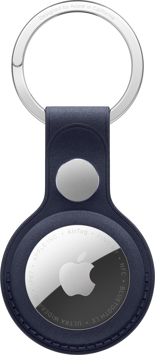Apple AirTag FineWoven Sleutelhanger Blauw