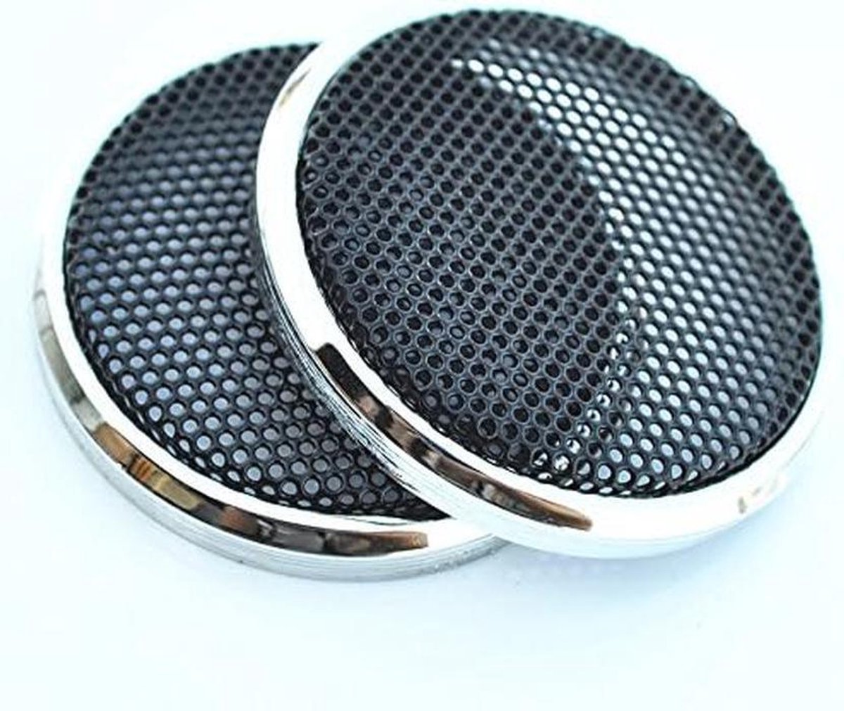 2 stuks Tweeter Net Decoratieve Cirkel met Beschermingsrooster voor 1 inch Auto Luidspreker