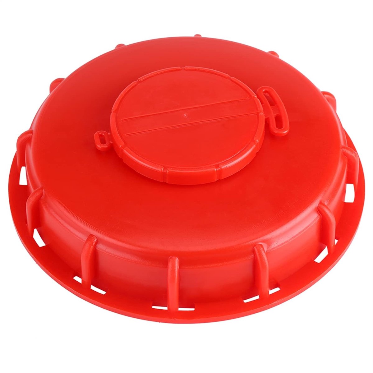 Allecto - IBC Tank Deksel - Ventilerend en Lekdicht - 163mm - Rood - Vervangingsonderdeel