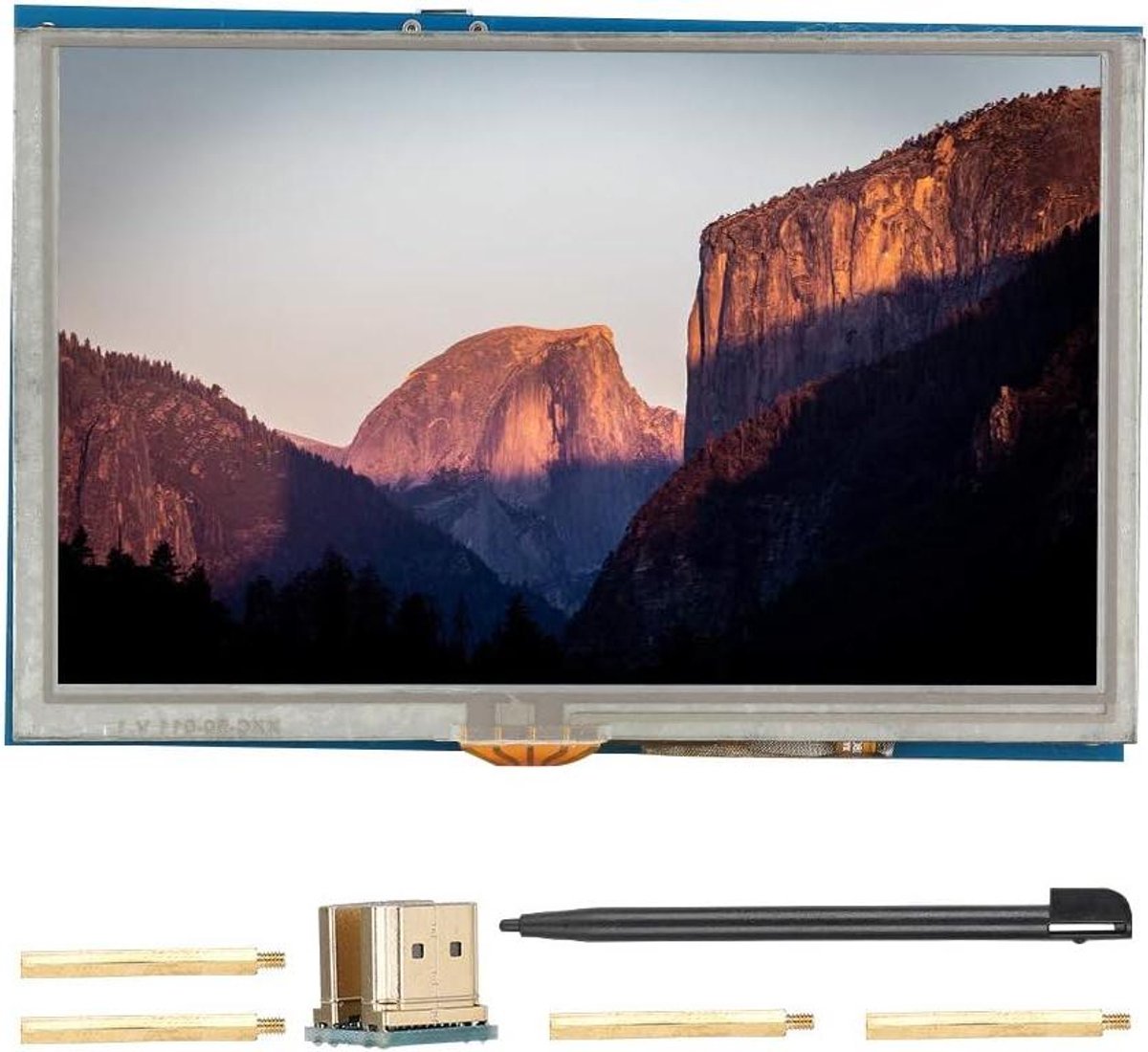 Touchscreen Monitor - HDMI LCD Display - Extra Beeldscherm - Resistief Touch Bediening - 5 Inch 800x480