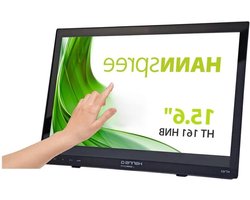 Hannspree HT161HNB computer monitor 39,6 cm (15.6") 1366 x 768 Pixels HD LED Touchscreen Tafelblad Zwart