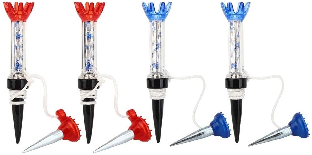 Agatige Golf Tee met Koord - 4 Stuks Magnetische Ondersteuning voor Driving Range