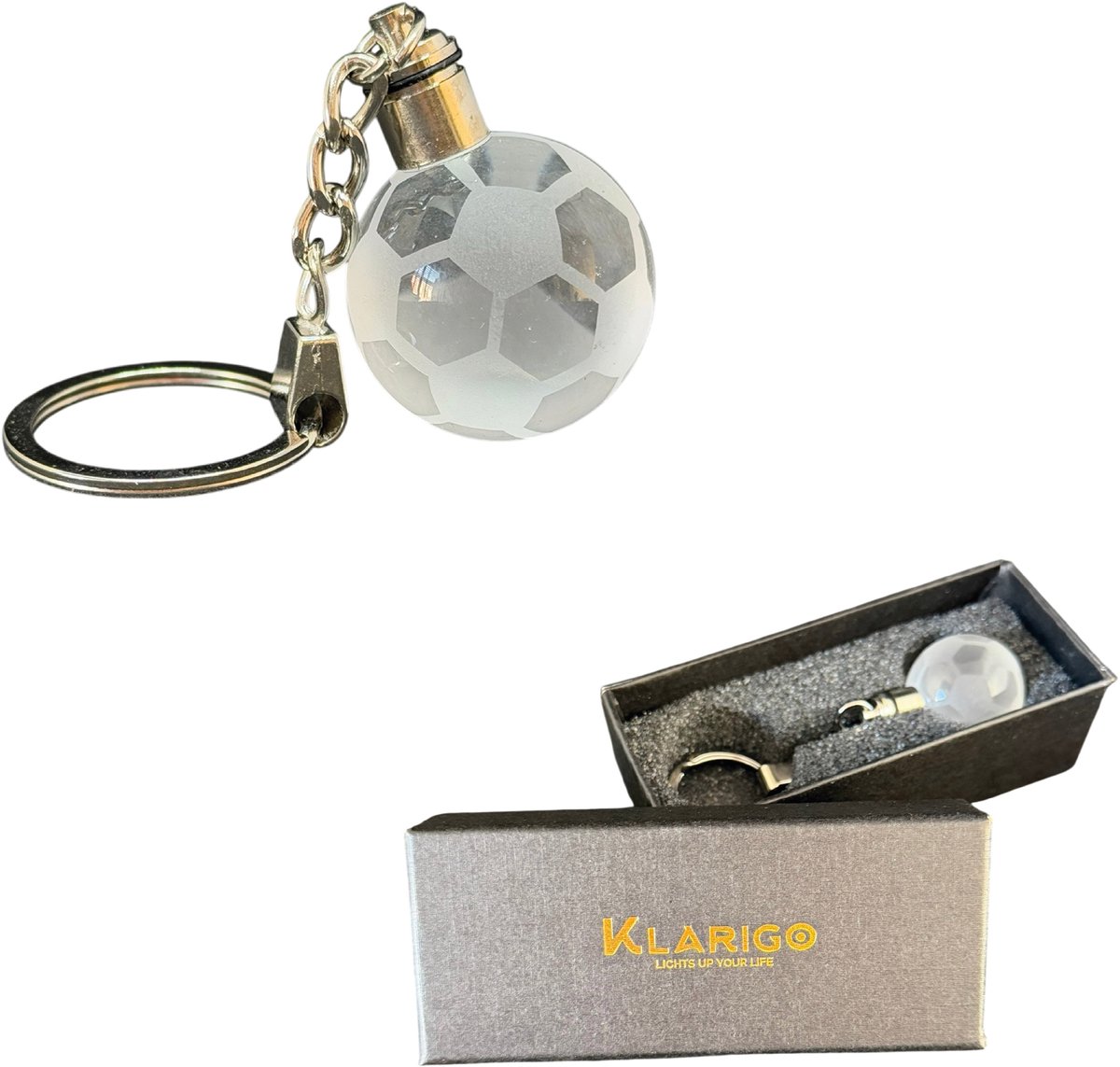 Klarigo - Sleutelhanger - LED - Voetbal - 16 kleuren - World Cup 26