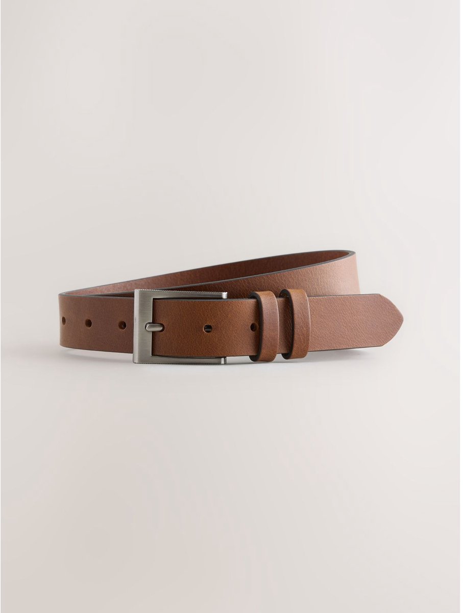 Next - Heren - Leren riem - Bruin