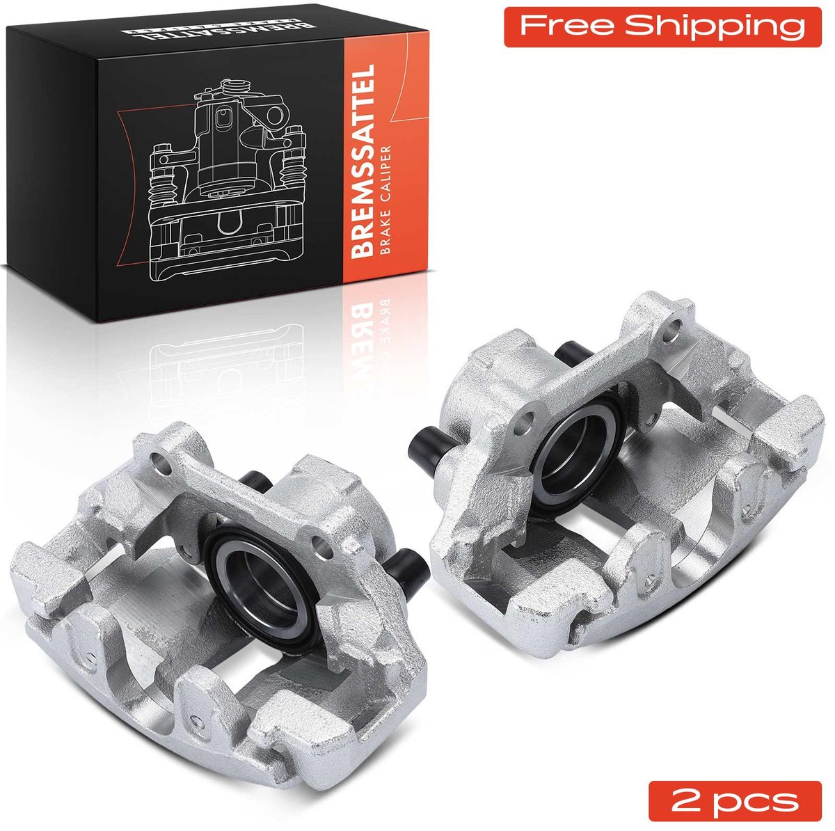 Frankberg 2x Remklauw Vooras voor VW Passat Variant Audi A4 A6