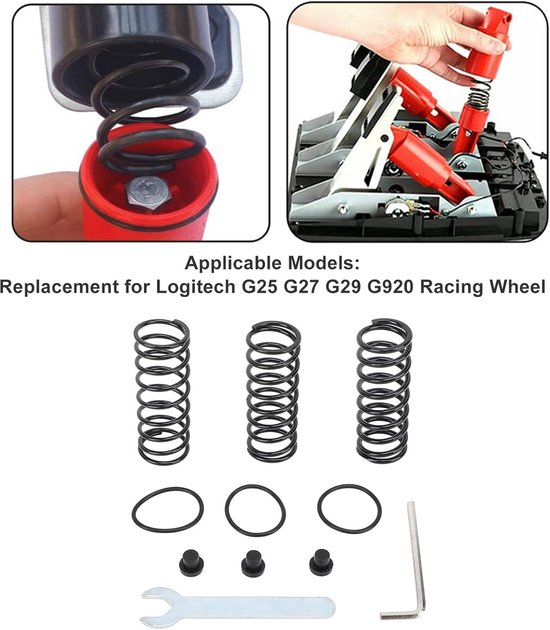 Upgrade Veer Voor Rempedaal - Verhoogde Stijfheid - Geschikt Voor G25 G27 G29 G920 Racing Wheel van Merkloos — afbeelding 5