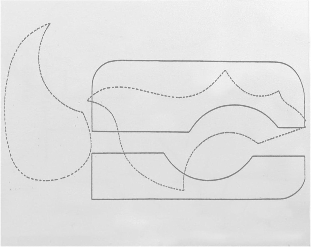 Gitaar Bovenbladbeschermer - Slagplaat PVC - Instrument Beschermen - Zelfklevend Inclusief Sjablonen - 20 x 25 cm - Glashelder