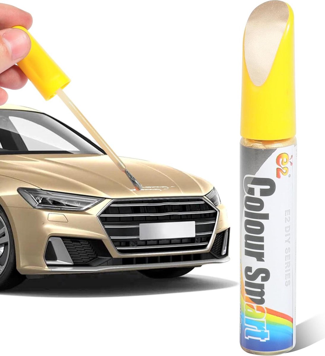 Krassenverwijderaar Auto - Lakstift Reparatie - Snelle Lakherstel - Waterdicht UV-bestendig - 1 ml - Goud