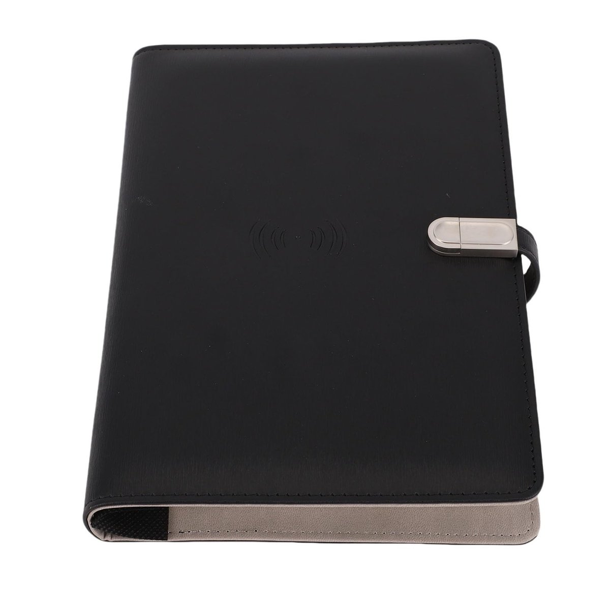 Dailygoods - A5 Lederen Dagboek Notitieboek met Powerbank