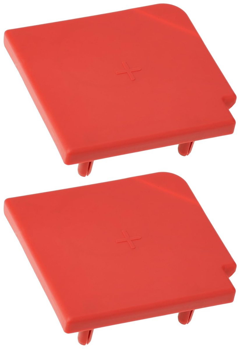 Dailygoods - 2 Stuks Auto Batterij Positieve Terminal Caps voor Mercedes