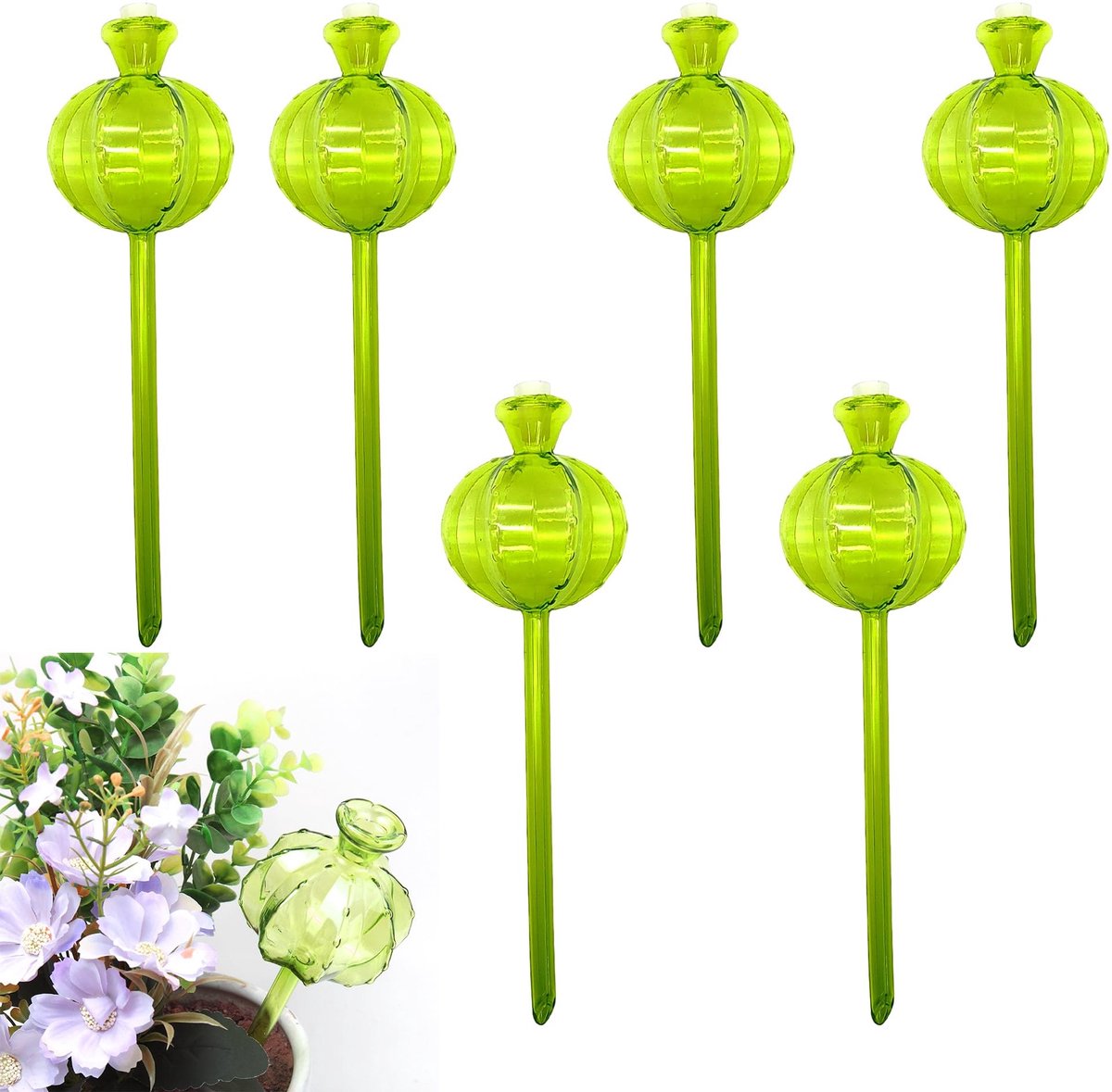 Dailygoods - 6 Stuks Automatische Irrigatieballen voor Planten