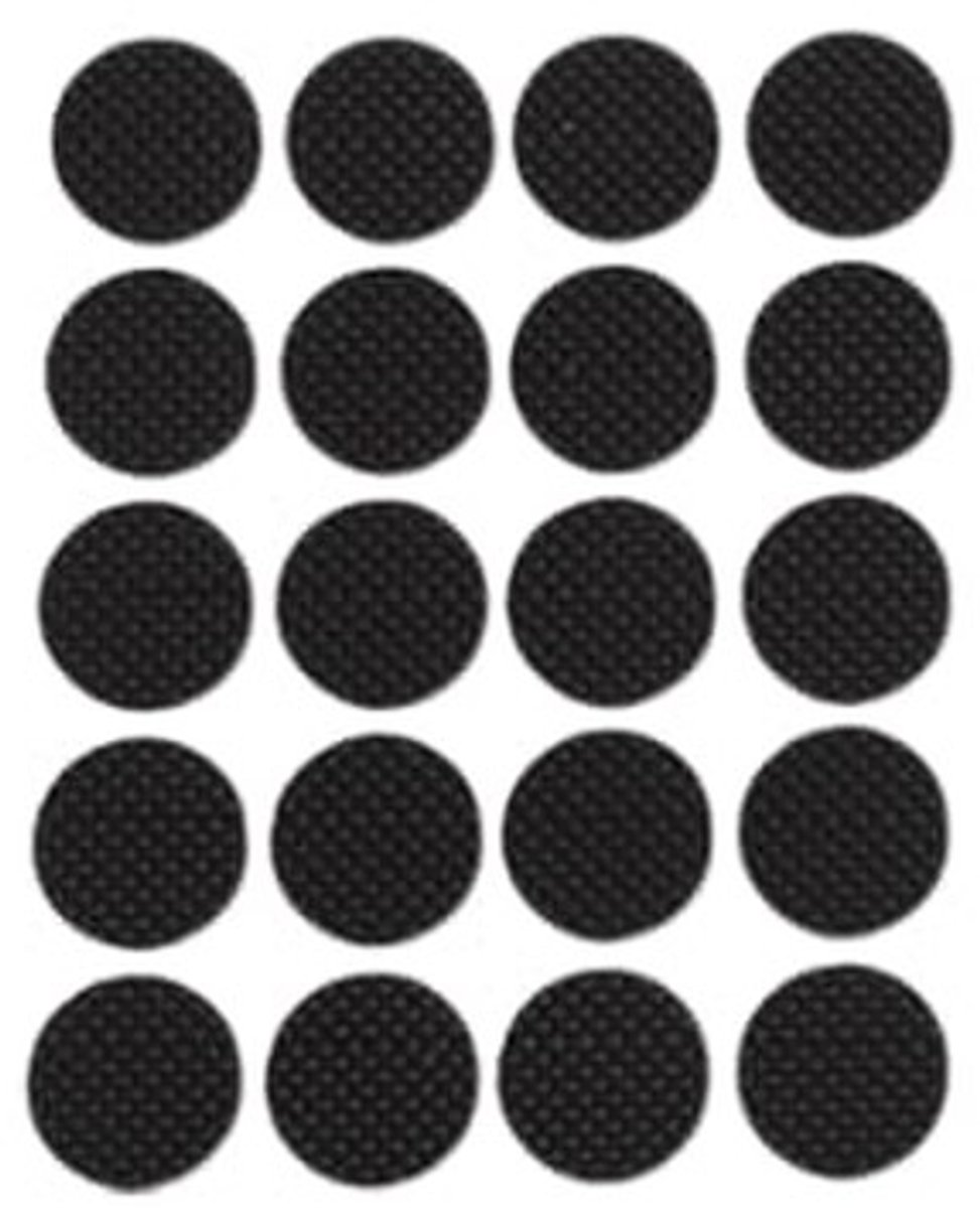 Dailygoods - Dailygoody - Zelfklevende antislipmatten - Antislip voor meubels - Geluiddempende oplossing - Zwart - Ronde schuimkussens - Perfect voor stoel- en ban..