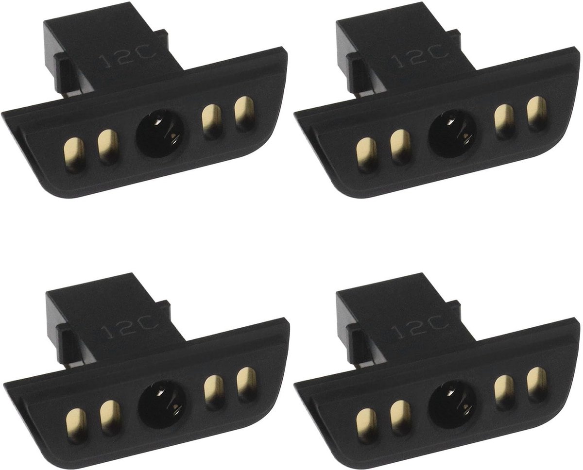 Dailygoods - Dailygoody - Hoofdtelefoonaansluiting - Vervangende Jack Poort - Zwart - Hoofdtelefoon Plug - Compatibel voor PS5 - 4 Stuks