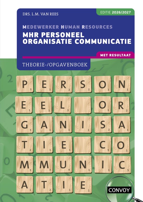 MHR Personeel Organisatie Communicatie 2026/2027 Theorie-/op ... - cover