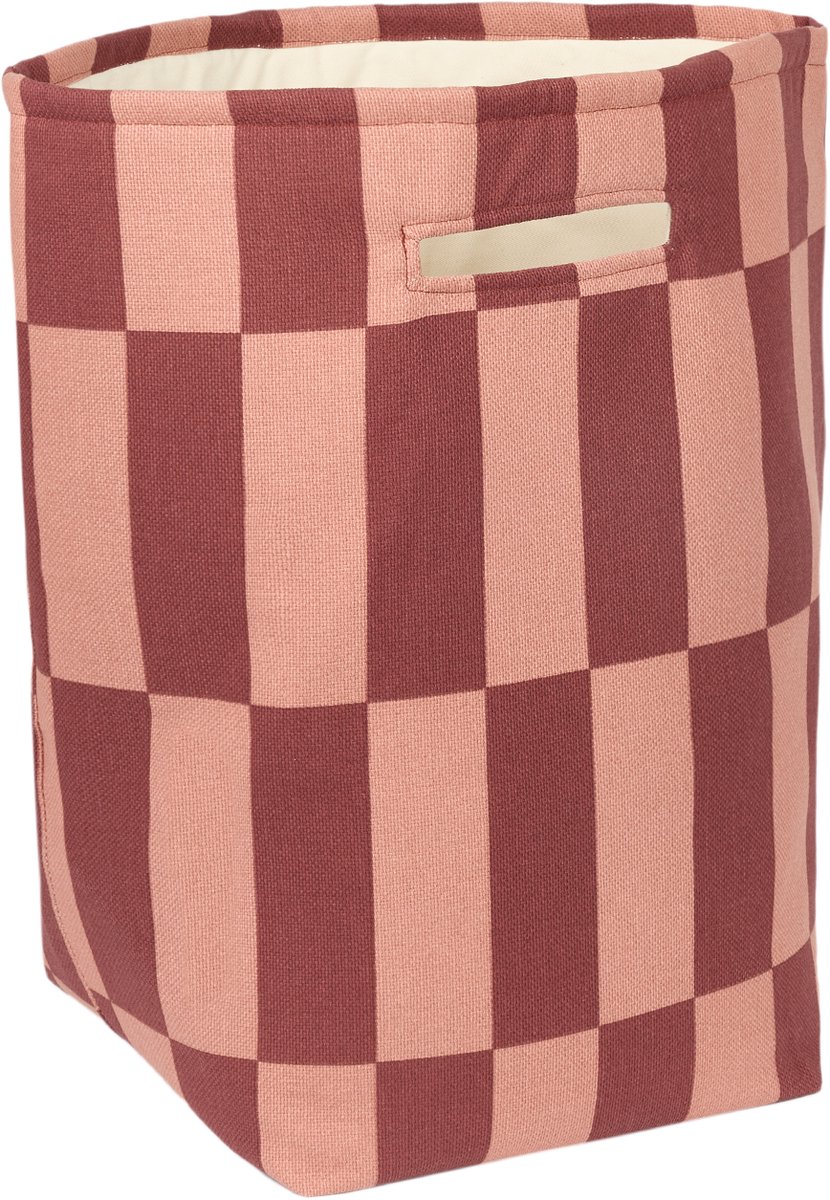 Nobodinoz Opbergmand Vibes - 44x56x28cm - Maroon tiles
