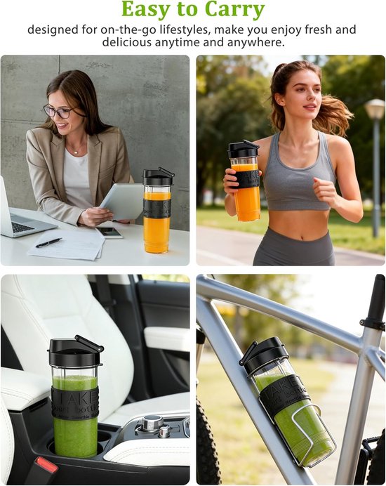 Mini Blender - Smoothie Maker - Draagbare Blender - Tafelmodel van MINI — afbeelding 3