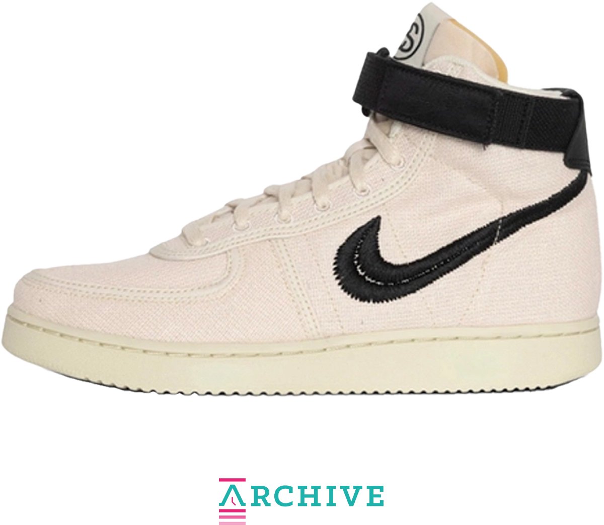 Nike Stüssy x Vandal High ‘Fossil’ . Wit