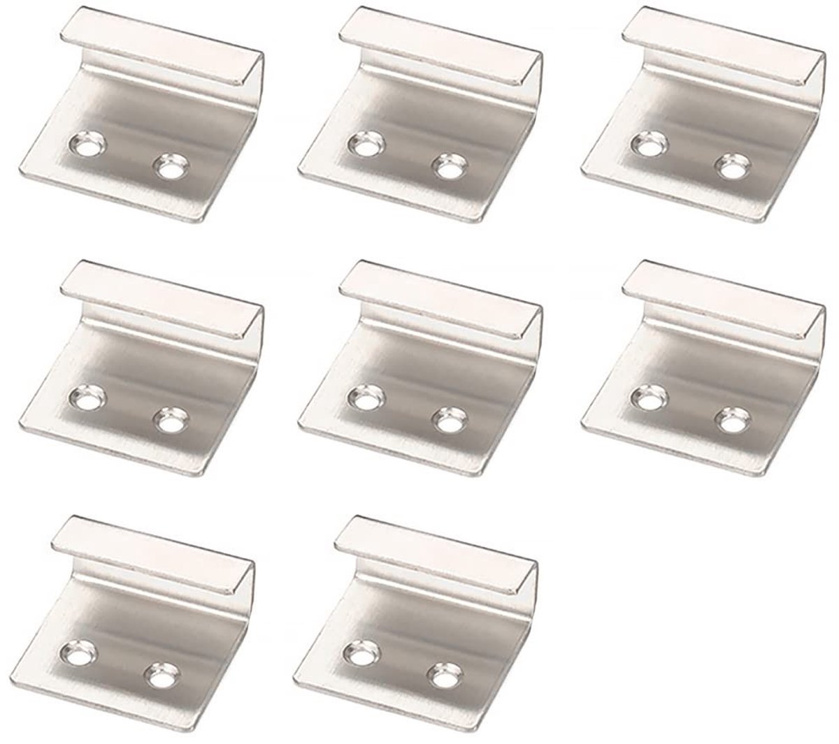 Dailygoods - Dailygoody - Tegelhangerbeugel - Roestvrijstalen bevestigingsbeugel - Sterk draagvermogen tot 10 kg - Zilver - Wandhaak voor decoratie - Geschikt voor