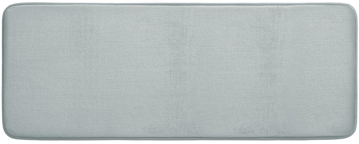 Dailygoods - Dailygoody - Badmat - Antislipmat - Comfortabel traagschuim - Lichtgrijs - Douchemat - Snel absorberend - Geschikt voor badkamer - 45 x 120 cm