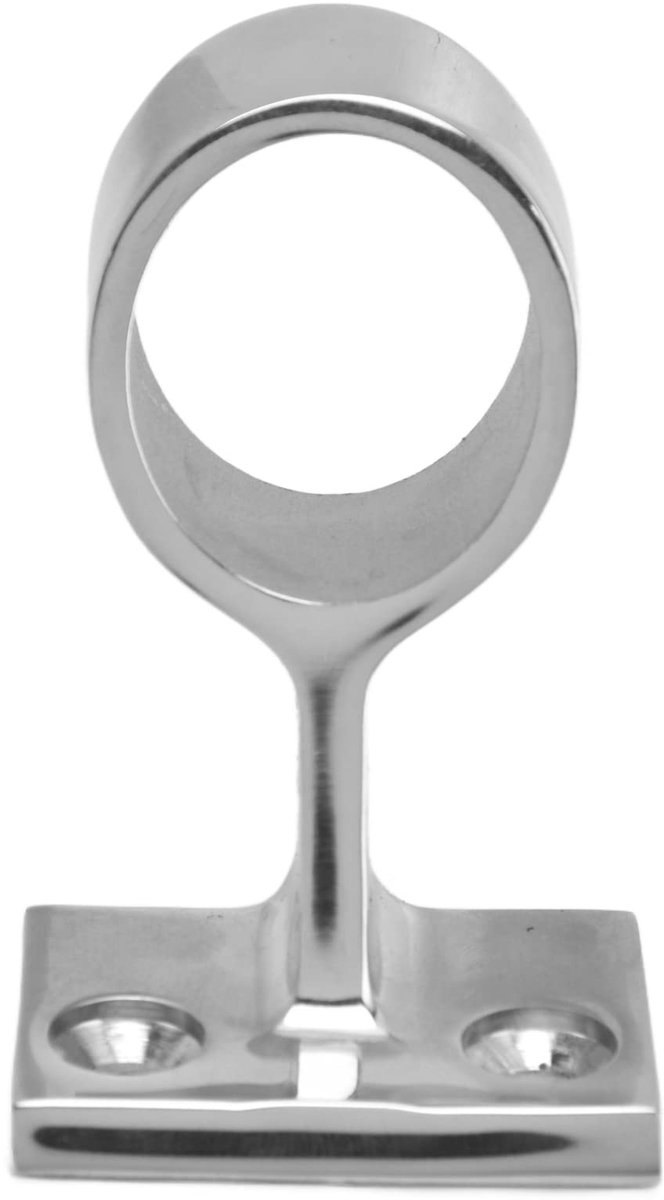 Dailygoods - Innovra - Dailygoods - Dailygoody - Bootreling Hardware - Leuning Basis - 60 Graden Accessoire - Φ25mm (1") - Geschikt voor Cabine en Dashboard - Duurzaam en Betrouwbaar