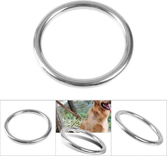 Dailygoody - Ring Roestvrij Staal - Yoga Hangring - Duurzaam en Sterk — afbeelding 4