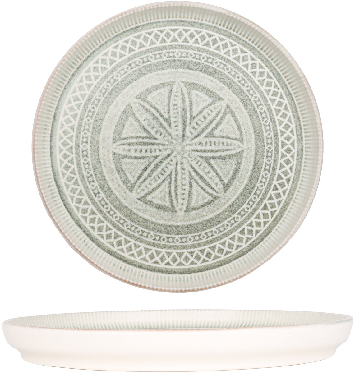Kütahya Porselen Dessertbord - Miras - Porselein - 19 cm - set van 6