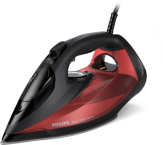 Philips Dst7022/40 7000 Series Hv - Stoomstrijkijzer - Zwart/Rood