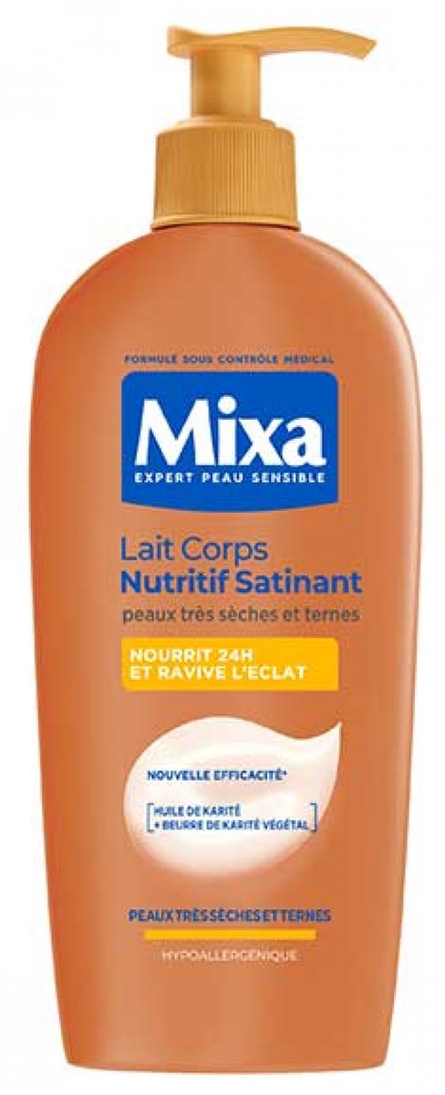 Mixa Voedende Satinerende Lichaamsmelk 250 ml
